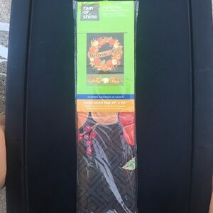 Welcome Fall large porch flag